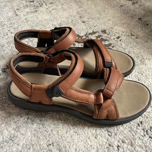 NEW TEVA Women’s Size 10 Leather Pretty Rugged Sandals 2
